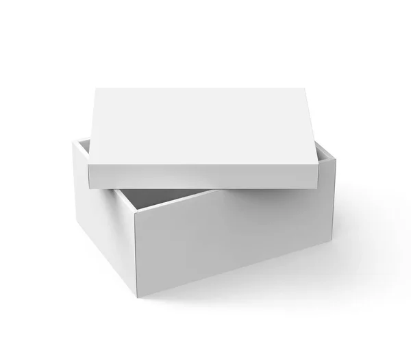 Plantilla de caja de papel en blanco — Foto de Stock