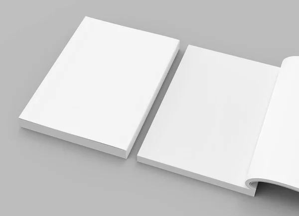 Disegno libri in bianco — Foto Stock