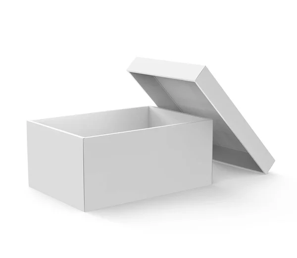 Blank paper box template — Stock Photo, Image