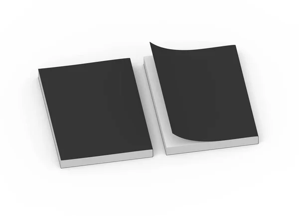 Disegno libri in bianco — Foto Stock