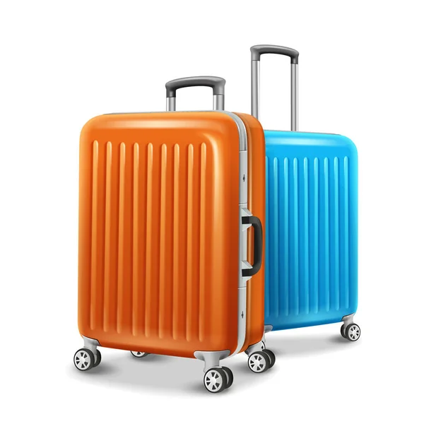 Cestovní zavazadla prvky — Stockový vektor