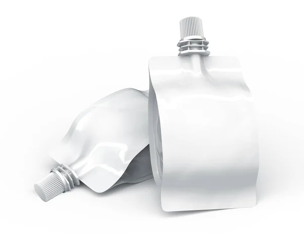 Zapečetěné fóliový sáček pro nápoje — Stock fotografie
