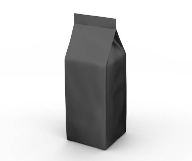 Kahve çekirdeği paket mockup