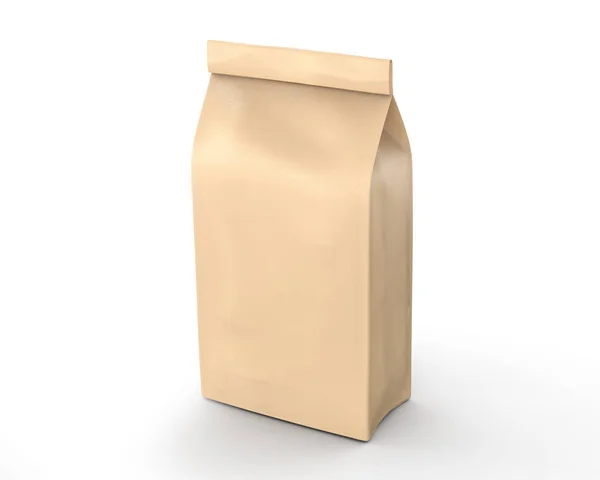 Макет пакету кавових зерен — стокове фото