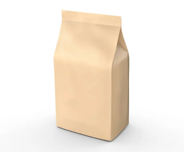 Макет пакету кавових зерен — стокове фото