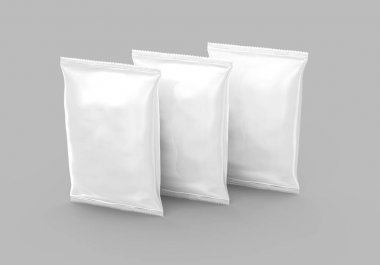 Folyo gıda paketi mockup