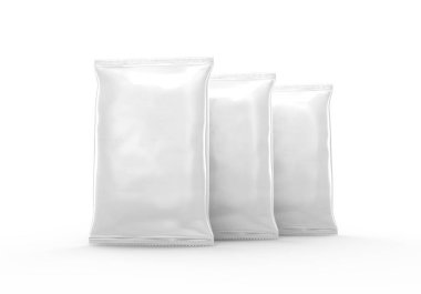 Folyo gıda paketi mockup