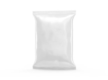 İnci beyaz folyo paket mockup