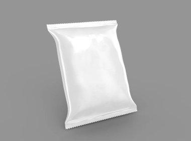 İnci beyaz folyo paket mockup