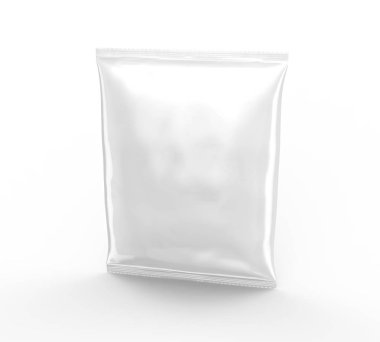 İnci beyaz folyo paket mockup