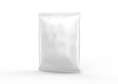 İnci beyaz folyo paket mockup