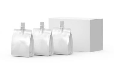 İçecek ya da yiyecek için folyo çanta