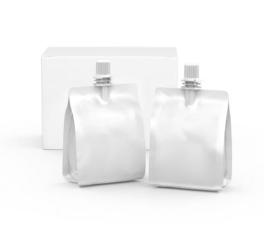 İçecek ya da yiyecek için folyo çanta