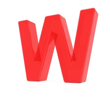 Kırmızı harf w