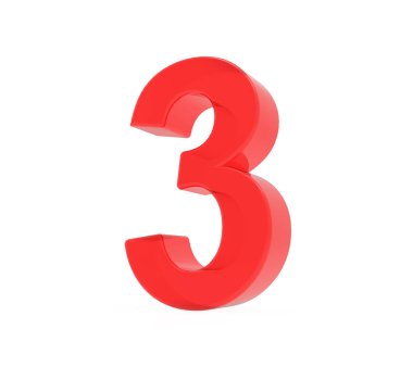 Kırmızı sayı 3