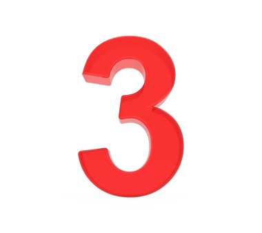 Kırmızı sayı 3