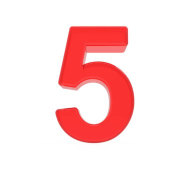 Kırmızı sayı 5
