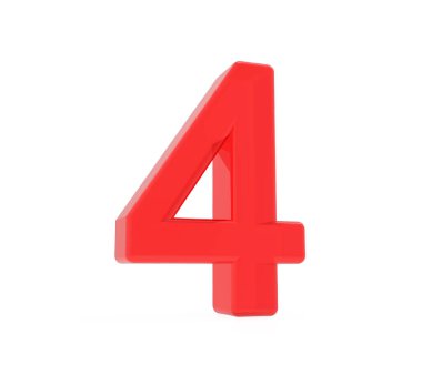 Kırmızı sayı 4