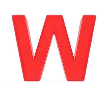 Kırmızı harf w