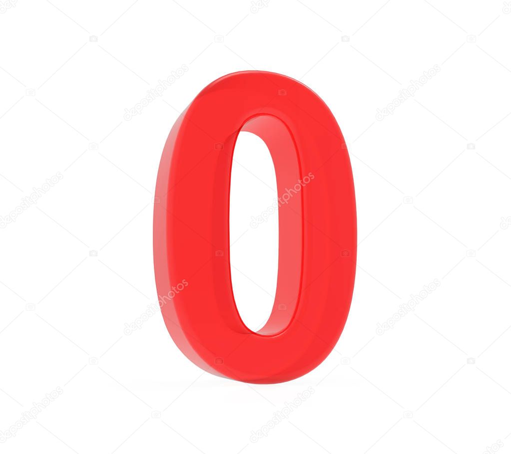 red number 0