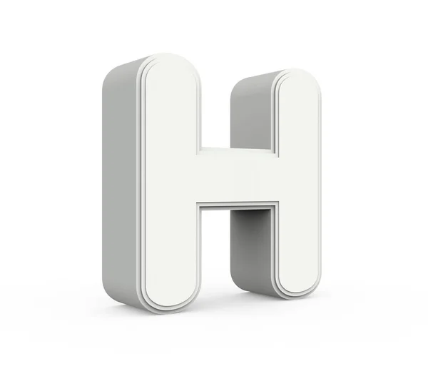 White letter H — Stock Photo, Image