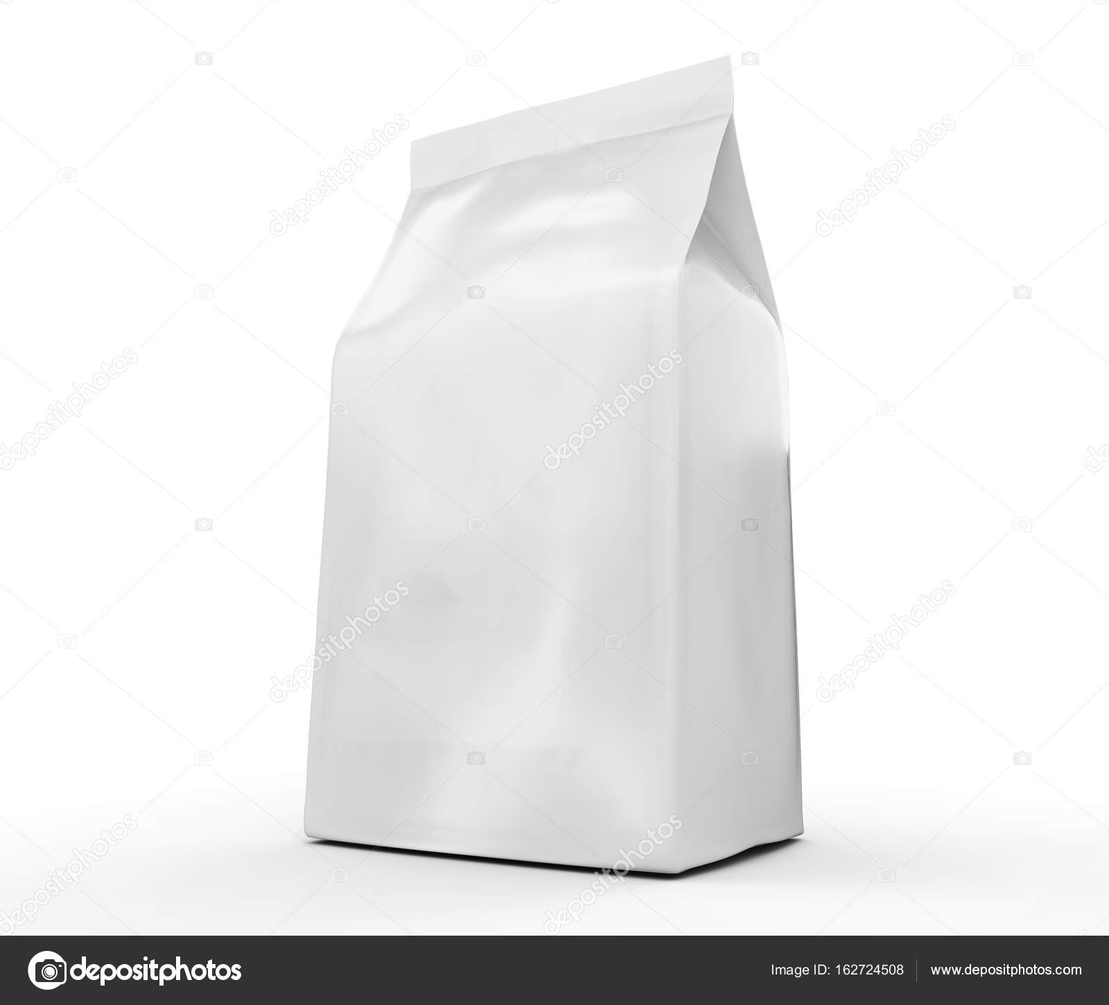 Download Pearl White Coffee Bean Bag Mockup Stock Photo By C Kchungtw 162724508