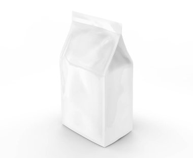 İnci beyaz kahve çekirdeği çanta mockup