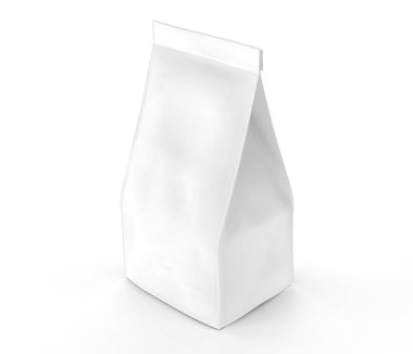 İnci beyaz kahve çekirdeği çanta mockup