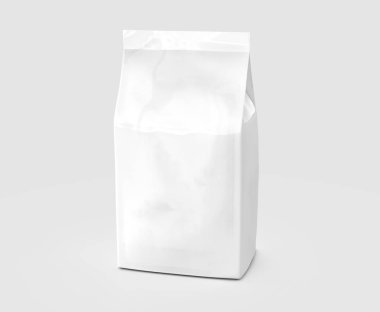 İnci beyaz kahve çekirdeği çanta mockup