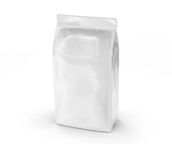 İnci beyaz kahve çekirdeği çanta mockup — Stok fotoğraf