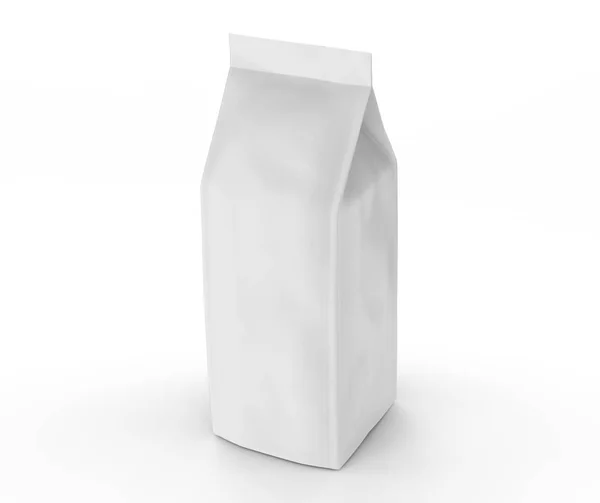 Mockup saco de café branco pérola — Fotografia de Stock