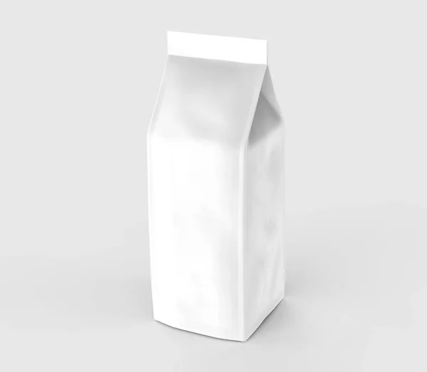 Sac de café blanc perle maquette — Photo