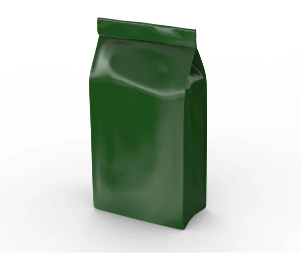 Bolsa de café verde mockup —  Fotos de Stock