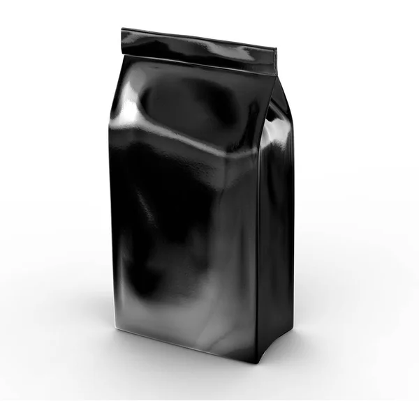 블랙 커피 콩 가방 이랑 — 스톡 사진