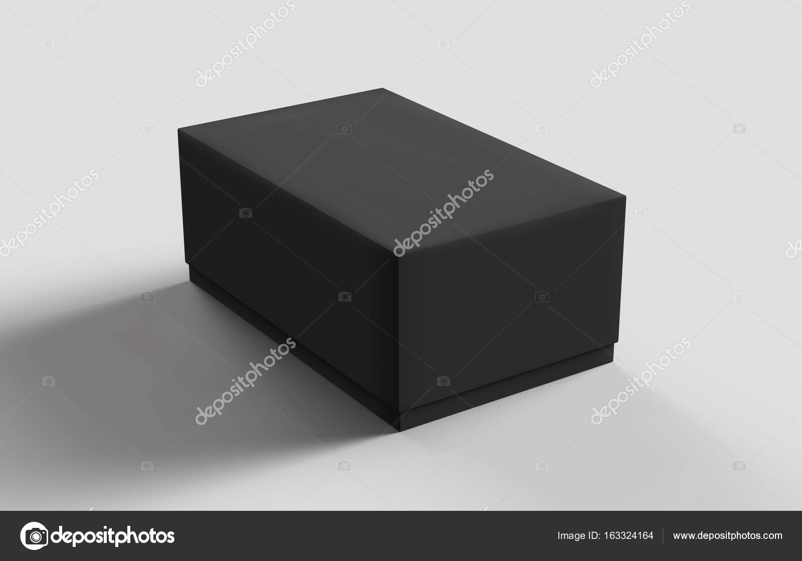 Download Flat black box mockup — Stock Photo © kchungtw #163324164