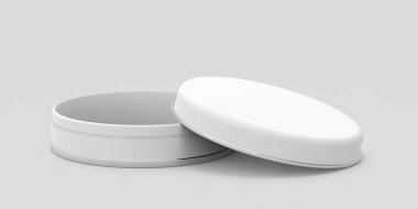 Kısa metal teneke mockup