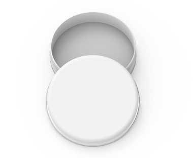 Kısa metal teneke mockup