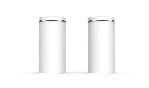 Tall metal tin mockup — Stock Photo, Image