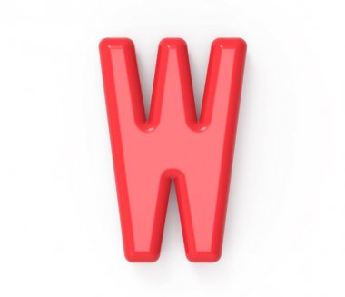 Kırmızı harf w