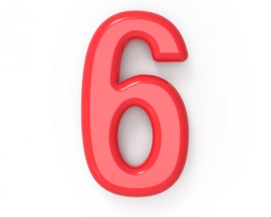 Kırmızı numarası 6