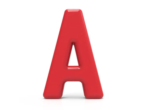 Kırmızı mektup bir — Stok fotoğraf