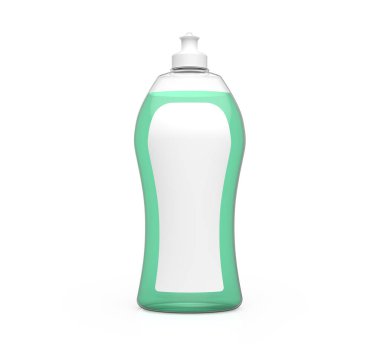 Bulaşık yıkama şişe mockup