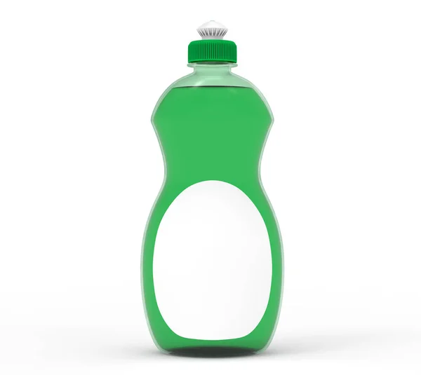 Dishwashing bottle mockup — Stock Photo, Image