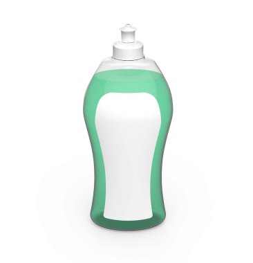 Bulaşık yıkama şişe mockup