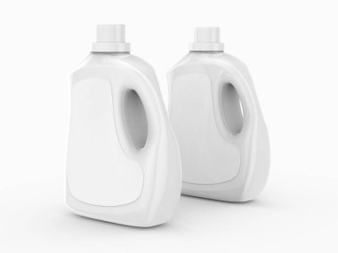 Çamaşırhane deterjan konteyner mockup