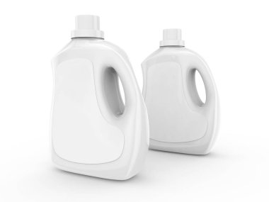 Çamaşırhane deterjan konteyner mockup