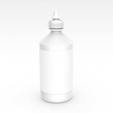 Kişiler çözüm şişe mockup