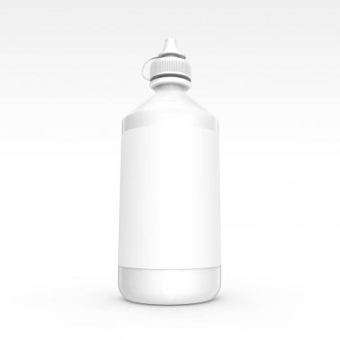 Kişiler çözüm şişe mockup