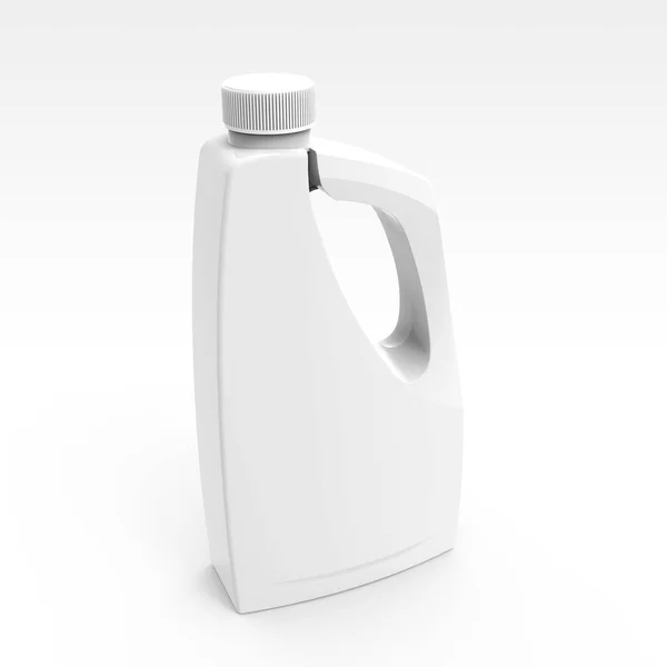 Leere Waschmittelflaschen-Attrappe — Stockfoto