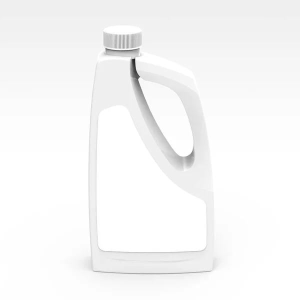 Blank detergent bottle mockup